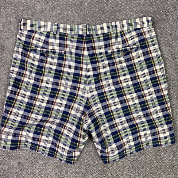 Brooks Brothers 346 Shorts Men's 42 Plaid Check Madras Cotton India - Picture 3 of 11